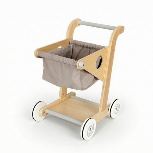 Kinder einkaufswagen aus holz - aus,