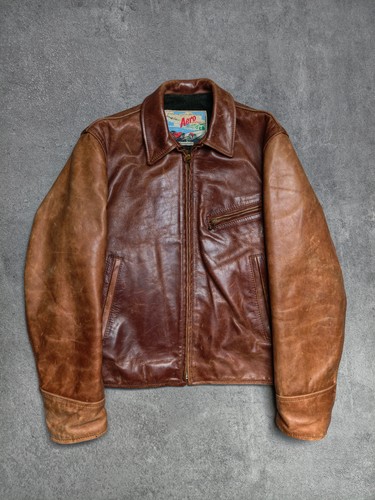 1950s half belt steerhide - half,