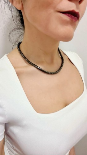 Silber kette 925 geschwärzt - kette,
