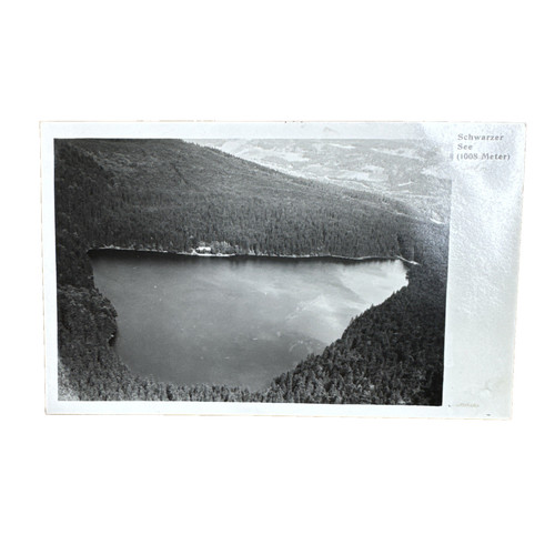 Postkarte schwarzer see - postkarte,