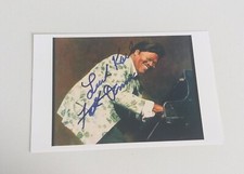 FATS DOMINO (+), original signed FOTO in 10x15 cm