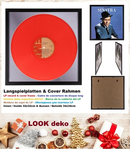 Schallplatten-Bilderrahmen-Vin