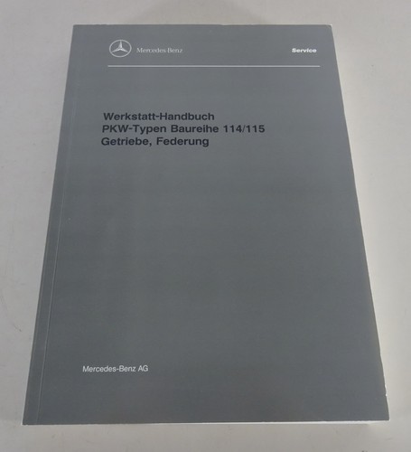 Werkstatthandbuch mercedes - werkstatthandbuch,