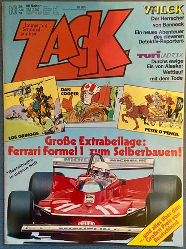 Zack comic heft - zack, 1979