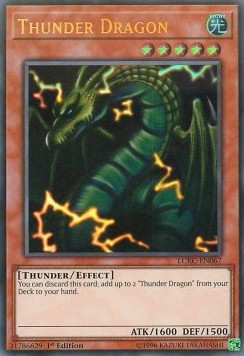 Yugioh thunder dragon - yugioh,