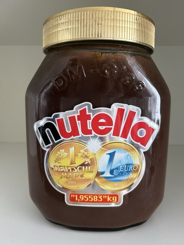 Nutella glas 1948 2001 - nutella, dm-glas