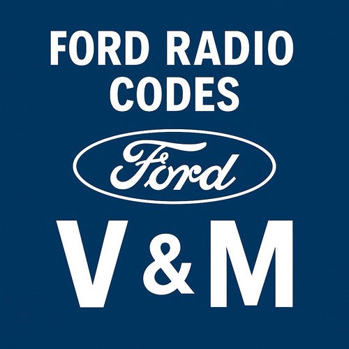 Ford radio code serial - serial, m