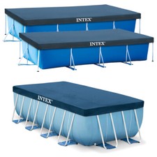INTEX Abdeckplane Rechteck Frame Pool Poolabdeckung Poolabdeckplane