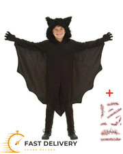 Fledermaus Poncho mit Kapuze