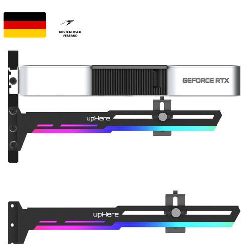 Rgb led grafikkarte halterung - led,