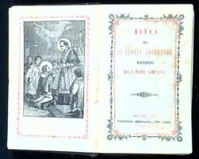 GOTT UND DER TREUE ANBETER AA.VV. GIOCONDO MESSAGES TYPOGRAPH 1887 \ GEBUNDEN