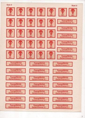 Etiketten abziehbilder satz - abziehbilder, a4