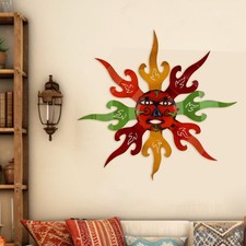 Wanddekoration mit Sonne