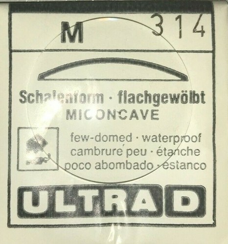 Uhrenglas miconcave - ",
