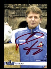 Paul linz autogrammkarte - linz,