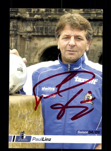 Paul linz autogrammkarte - paul,