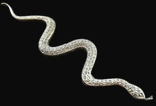 Antike Schlange Silber 925 mit