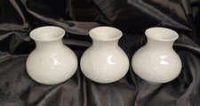 SELTMANN WEIDEN Salzburg kleine Kerzenhalter weiß Porzellan Leuchter 3 Stück