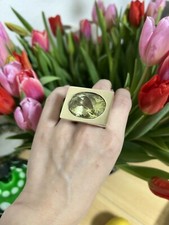RING Silber Gold Citrin
