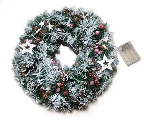 Adventskranz beleuchtet timer - beleuchtet,