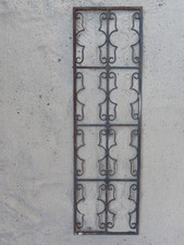 Antikes Türgitter Gusseisen Frankreich rechteckig horizontal Original vor 1960