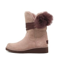 UGG Damen 1018518 Boots Rosa Wildleder Knöchelhoch Classic Stiefeletten EU 37