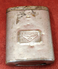 Alte 'Bleichert' Streichholzschachtel antik Streichholzdose aus Metall Blech