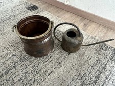 Kupfer Kessel und Messing