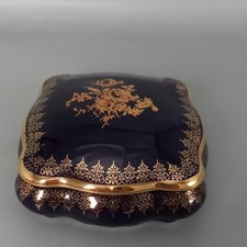 Limoges France Kobaltblau Gold