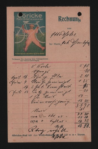 Bielefeld rechnung 1930 - bielefeld,, aug