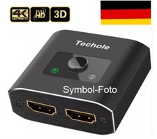 HDMI Umschalter Splitter Adapter Techole Bi-Direction Switch Verteiler 4K 3D 108