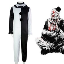Erwachsene Cosplay Kostüm Set Terrifier Art Der Joker Maskerade Halloween DE