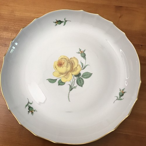 Meissen kuchenplatte gelbe - kuchenplatte,