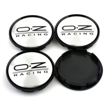 4x 63mm OZ Racing Nabendeckel Felgendeckel Chrom M595 für OZ Superturismo
