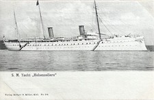 2/AK S.M. Yacht Hohenzollern-Echtfoto-Dampfer-nicht beschrieben-nicht gelaufen