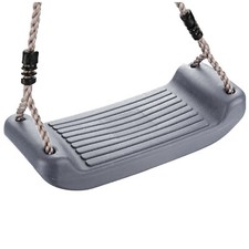 Schaukelsitz grau mit Seil Brettschaukel Schaukelsitz Kinderschaukel Swing