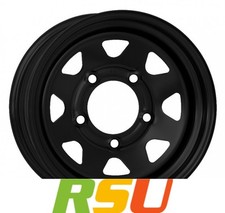 Dotz Dakar black (ohne Nabenbecher) 7x16" ET40 LK5 130 ML 84.1 Stahlfelgen 16...