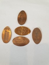 5 Motiv Elongated Coin  New York World Trade Center 1973-2001  Status of Libery 