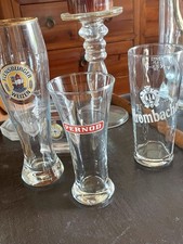 Pernod Krombacher Flensburger - je ein Glas Vintage  gebraucht - Vintage Bar 