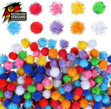 500 Stück Bunte Pompons Zum