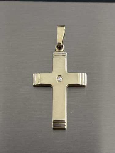 585 gold kreuz - 585, anhänger
