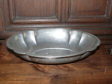 Rarität über 100 Jahre alte Zinnschale Zinn Obstschale massiv Zinn gemarkt 
