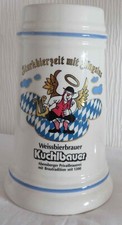 Kuchlbauer Weissbierbrauerei Bierkrug Ton 0,5L Starkbierzeit mit Aloysius