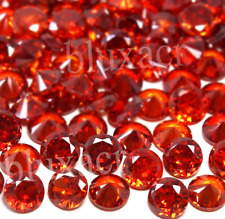 Natürlicher Ceylon Padparadscha Saphir zertifiziert 1,90 mm runder Edelstein ...