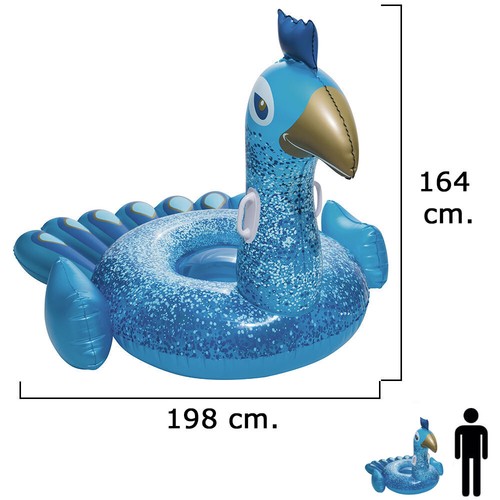 Flotador pavo real gigante - pavo,