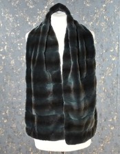 Pelz Schal Samtnerz Mink scarf fur Sciarpa pelliccia Visone Écharpe fourrure
