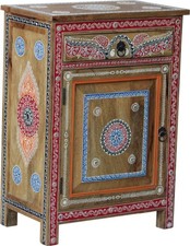Bemalter Beistellschrank