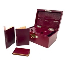 Antike edwardianische Leder