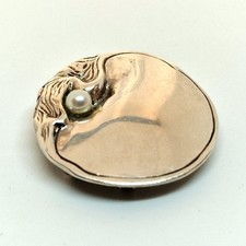 Jugendstil Brosche Anhänger