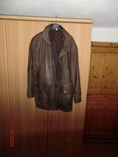 ledermantel herren 58 braun